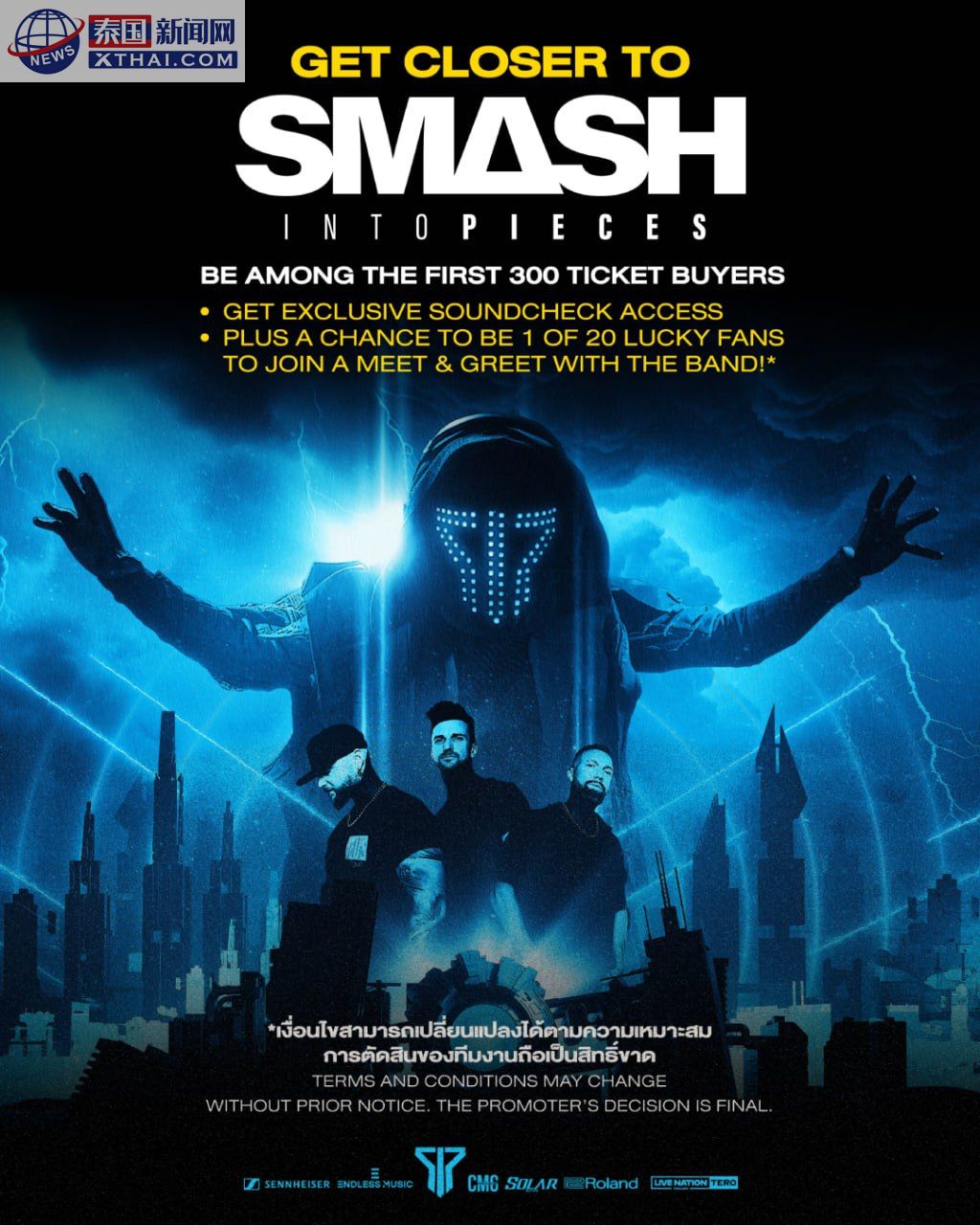 Smash Into Pieces ArmaHeaven Prophecy Live in Bangkok 2025 Smash Into Pieces ArmaHeaven Prophecy Live in Bangkok 2025