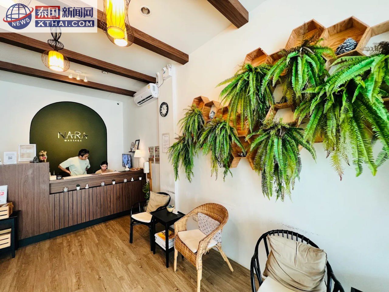 NARA Massage & Spa Phuket的宁静休息区