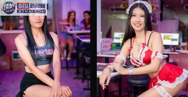 Avarice Bar 夜间灯光，芭堤雅 Soi 6 热门酒吧