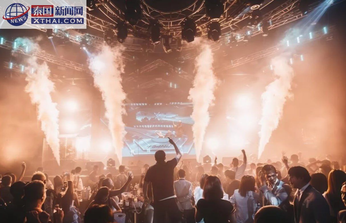 Hollywood Pattaya 舞台，DJ 与灯光秀震撼全场
