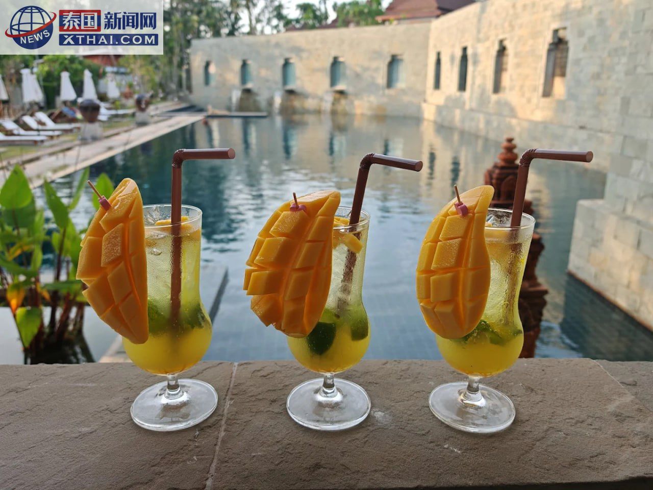 The Naga Terrace Restaurant的浪漫夜景