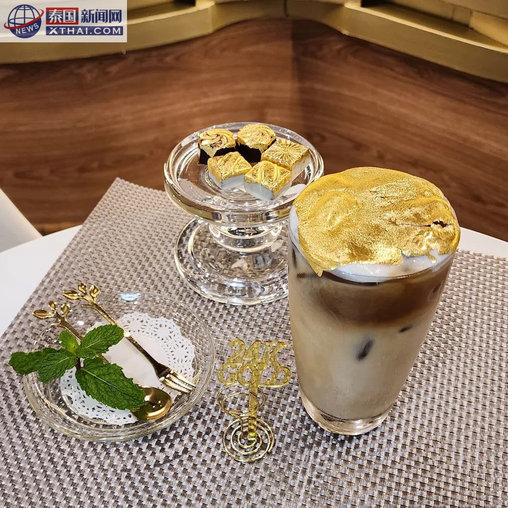 Oasis Gold 24K店内金箔装饰