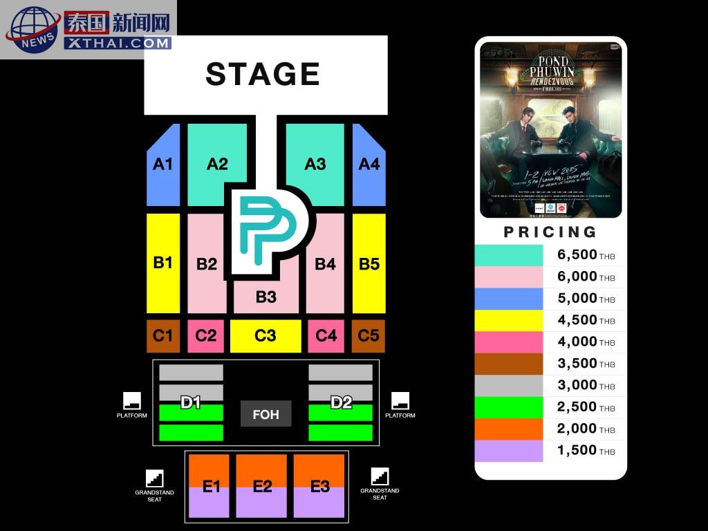 POND PHUWIN RENDEZVOUS FANCON 2025 宣传海报