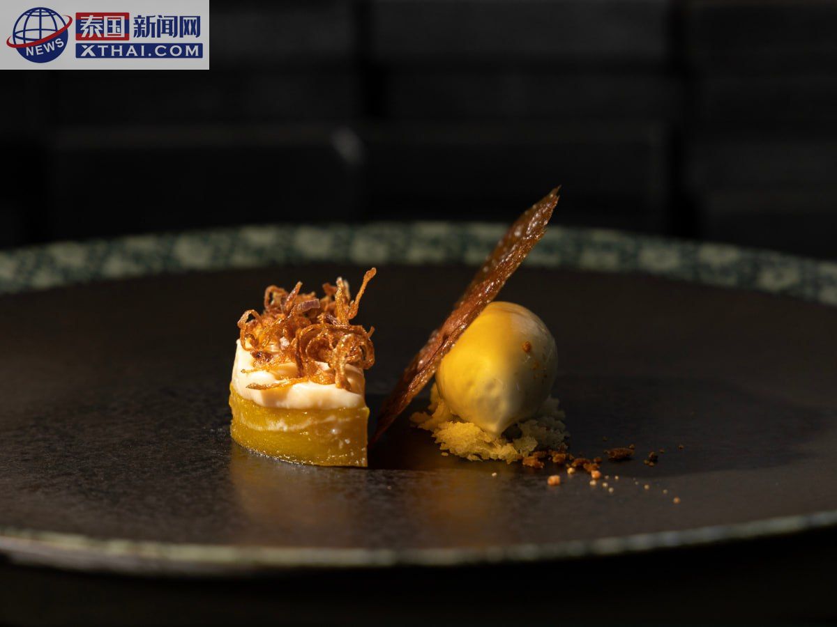 TAAN Bangkok Thai Fine Dining 的 Mango Sticky Rice Variation 甜点