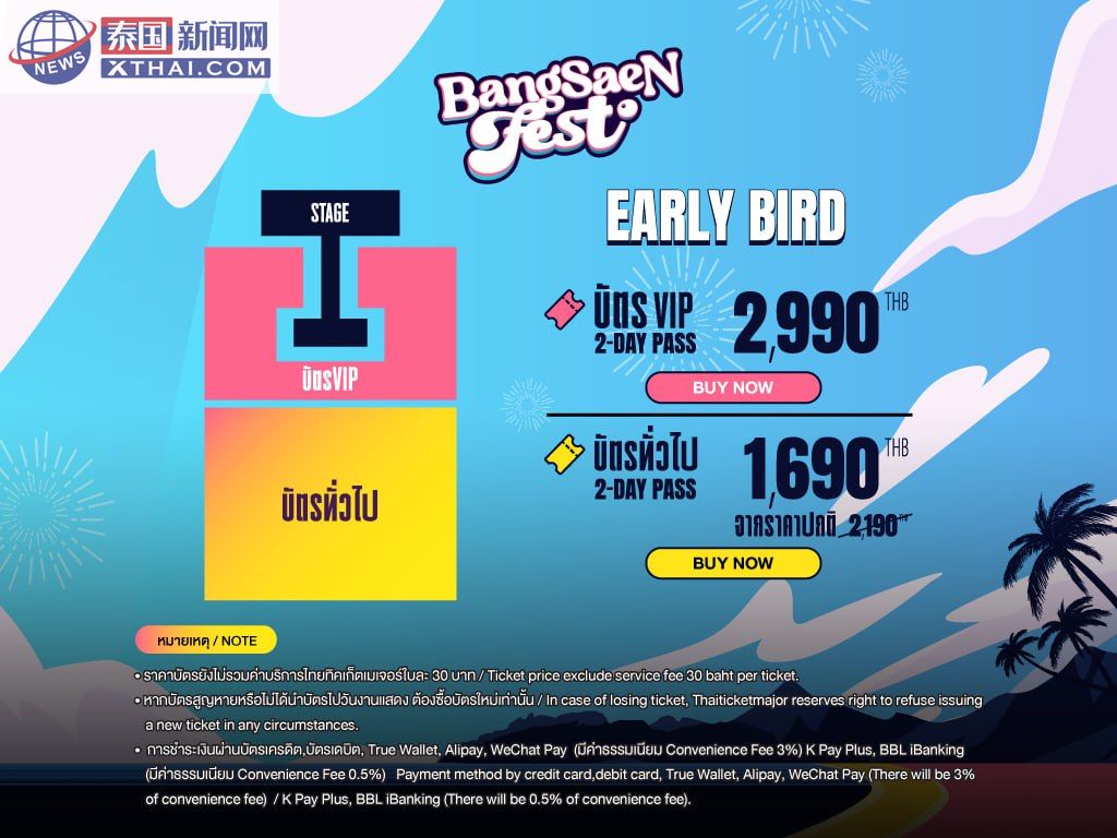 Bangsaen Fest 2025宣传海报